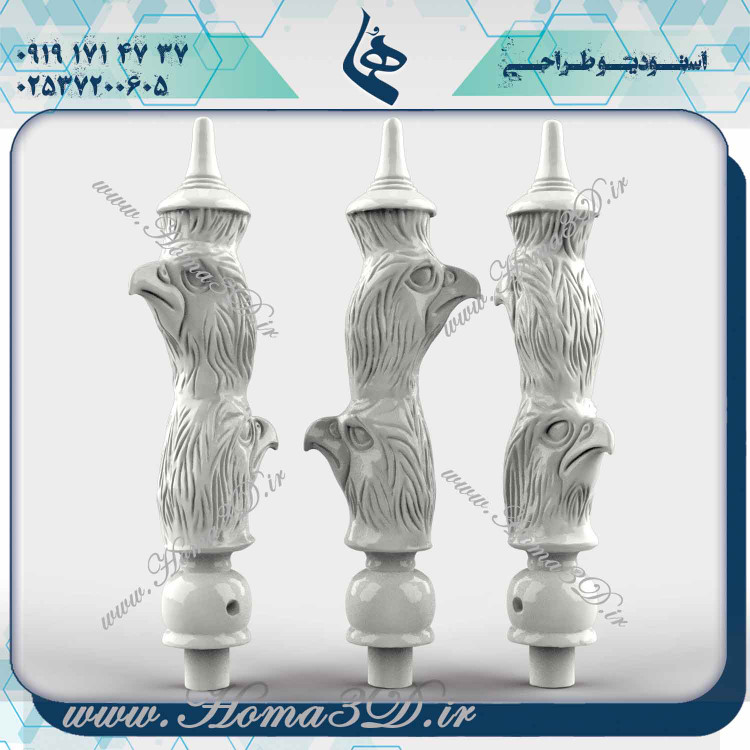 خرید فایلهای 3D قلیون, طراحی قلیون با جزئیات, دانلود فایلهای قلیون برای نرمافزارهای 3D, مدلهای دکوری قلیون