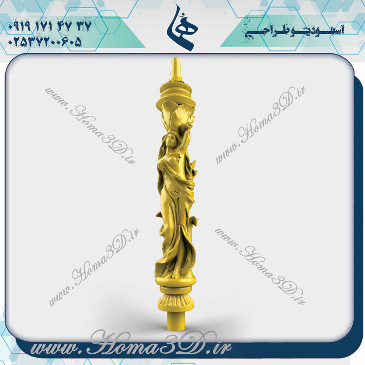 فایلهای CAD قلیون مجسمه, قلیون مجسمه چوبی طراحی شده, خرید فایلهای 3D قلیون مجسمه, طراحی قلیون مجسمه با جزئیات
