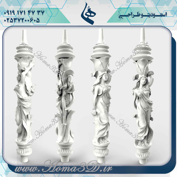 فایلهای CAD قلیون مجسمه, قلیون مجسمه چوبی طراحی شده, خرید فایلهای 3D قلیون مجسمه, طراحی قلیون مجسمه با جزئیات