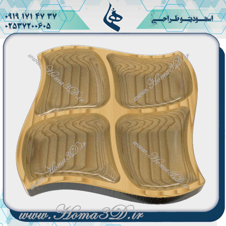 خرید فایلهای 3D سینی چوبی, دانلود مدلهای دکوری سینی چوبی, طراحی سینی چوبی سفارشی, سینی CNC چوبی, خرید مدلهای سینی چوبی