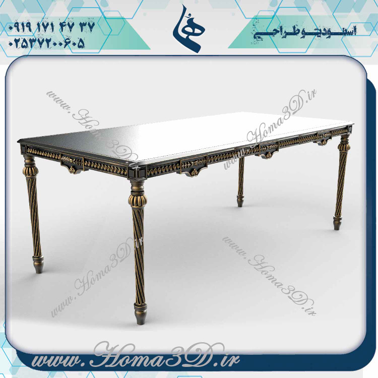 خرید و قیمت میز ناهارخوری مدل منبت