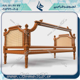 آبجکت کاناپه حصیری منبتی,cnc.چوب