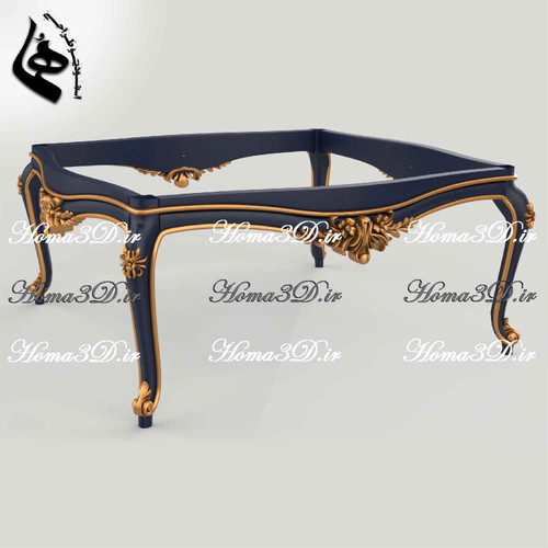 میز جلو مبلی منبت, فایل CNC میز جلو مبلی, منبت چوب, میز منبت سلطنتی, طرح میز منبت برای CNC, فایل CNC چوب, فایل میز منبت