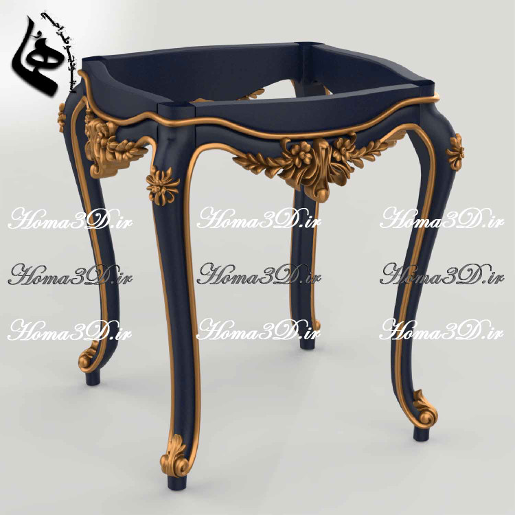 میز عسلی منبتی, فایل CNC میز عسلی, طراحی میز عسلی سهبعدی, میز چوبی منبت, طرح میز عسلی برای CNC