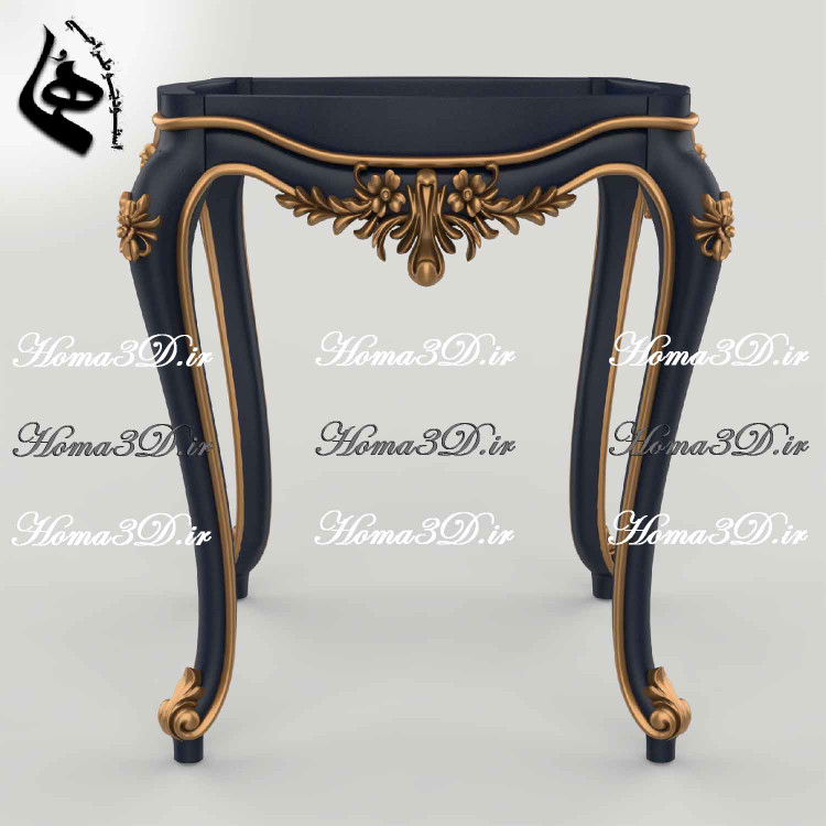 میز عسلی منبتی, فایل CNC میز عسلی, طراحی میز عسلی سهبعدی, میز چوبی منبت, طرح میز عسلی برای CNC