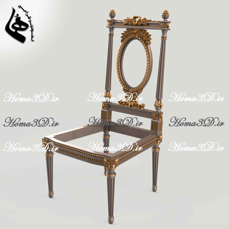 صندلی چوبی منبتکاری جدید