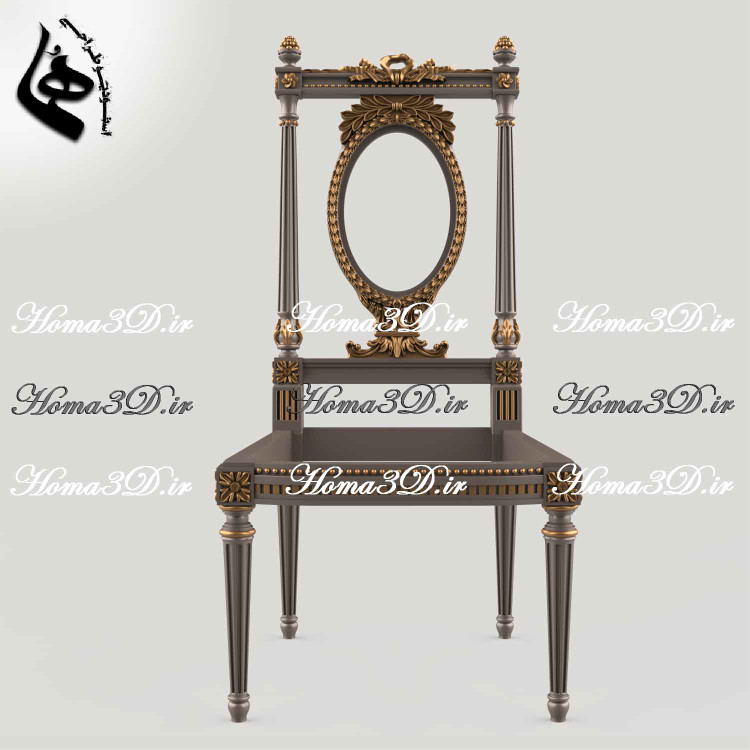 صندلی چوبی منبتکاری جدید