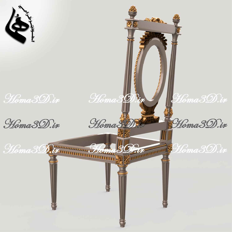 صندلی چوبی منبتکاری جدید