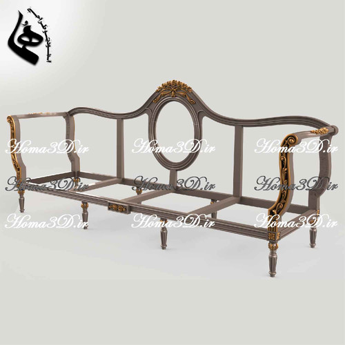 فایل طراحی 3بعدی اسکلت کاناپه و فایل CAD کاناپه | شروع تولید دقیق و بینقص