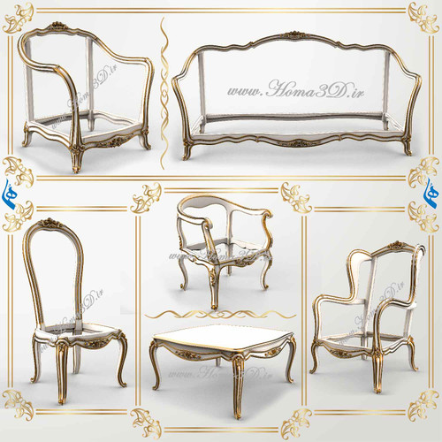 بهترین قالب مبلمان، میز و صندلی و کاناپه برای طراحی داخلی مدرن و کلاسیک