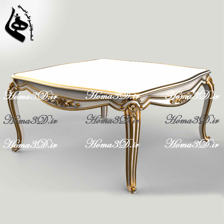 3DCarve | فروشگاه مدلهای سهبعدی منبتکاری میز جلو مبلی منبتی STL