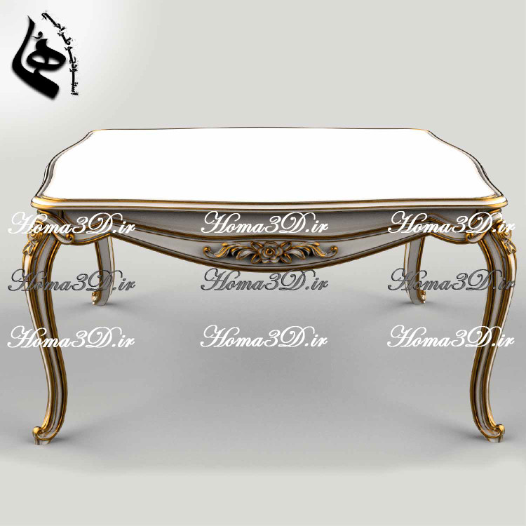 3DCarve | فروشگاه مدلهای سهبعدی منبتکاری میز جلو مبلی منبتی STL