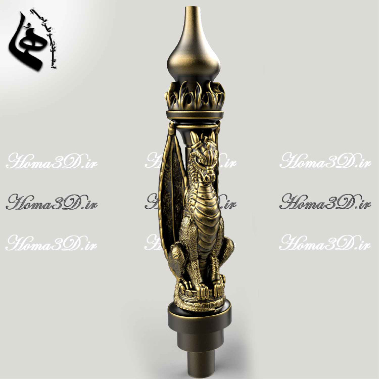 طراحی و تولید قلیان با استفاده از CNC و فایلهای STL