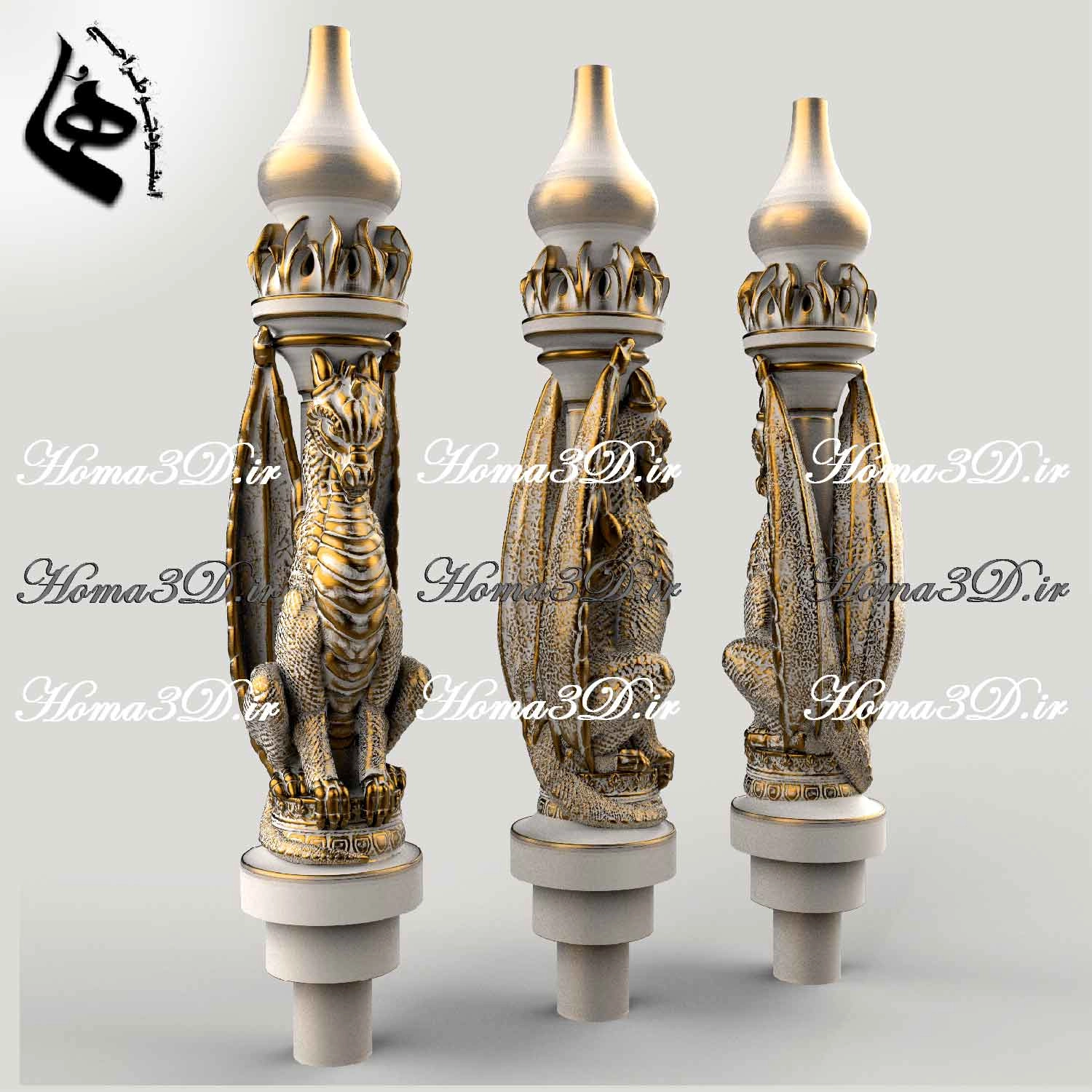 طراحی و تولید قلیان با استفاده از CNC و فایلهای STL
