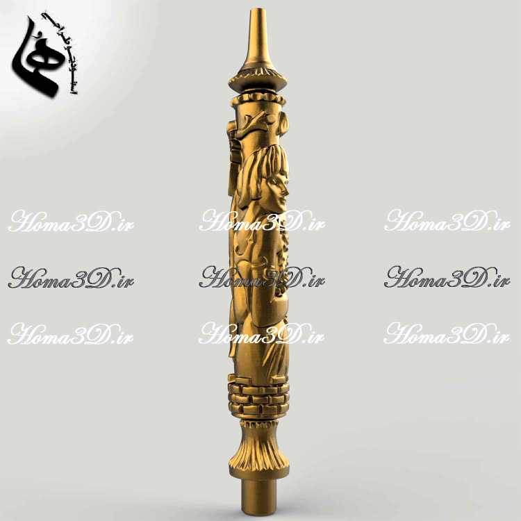 فروشگاه قلیانهای خاص با طراحی سهبعدی