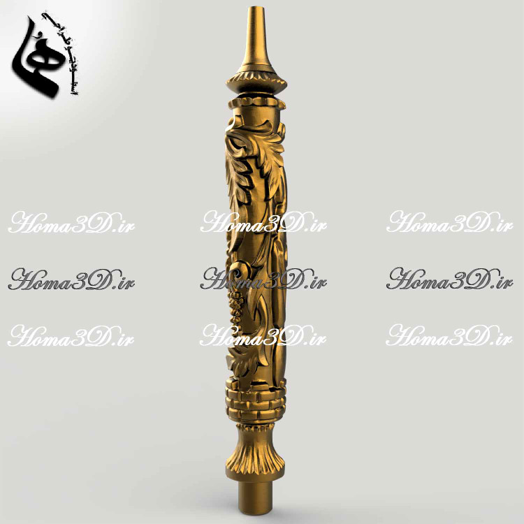 فروشگاه قلیانهای خاص با طراحی سهبعدی