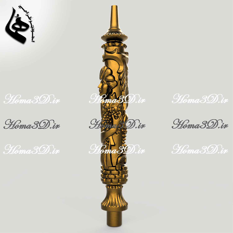 فروشگاه قلیانهای خاص با طراحی سهبعدی