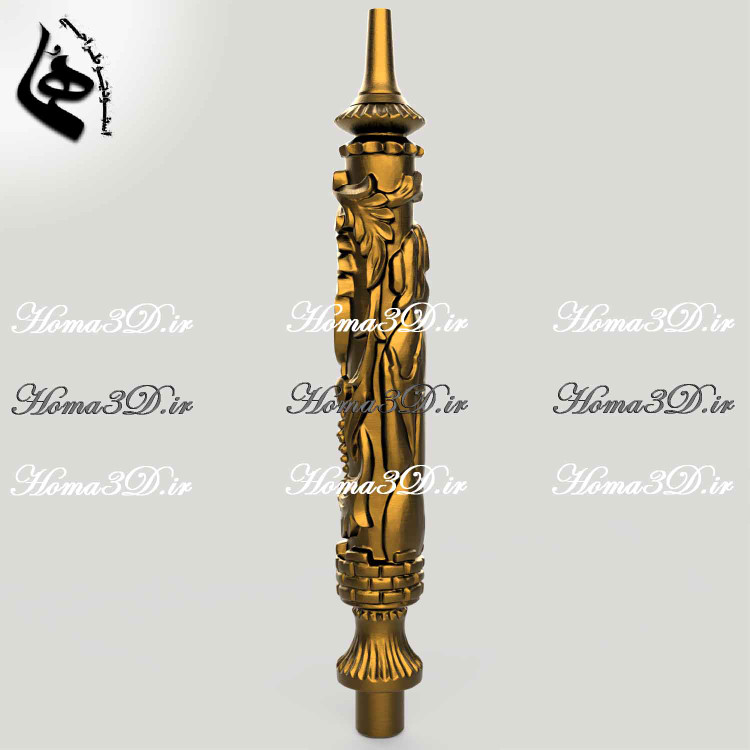 فروشگاه قلیانهای خاص با طراحی سهبعدی