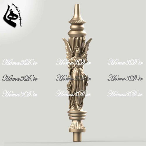 قلیان با بدنه پیکرتراشی و مجسمهای,قلیان سهبعدی لاکچریقلیان پیکرتراشی شده,فایل STL قلیان