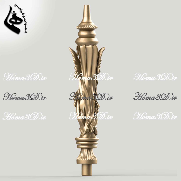 قلیان با بدنه پیکرتراشی و مجسمهای,قلیان سهبعدی لاکچریقلیان پیکرتراشی شده,فایل STL قلیان