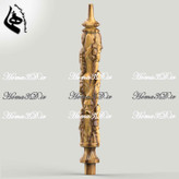 قلیان چوبی مدل درویش – فروش فایل سهبعدی STL مخصوص CNC چوب