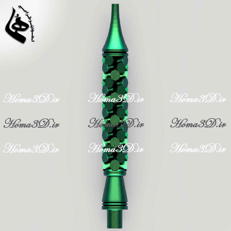 طراحی سهبعدی قلیون پارامتریک با استوانههای مهندسی,طراحی سهبعدی قلیون پارامتریک