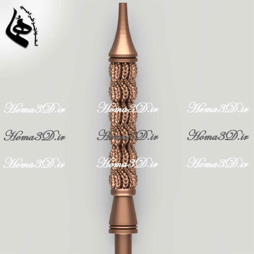 فروش فایل ۳D قلیون طنابی مخصوص CNC چوب
