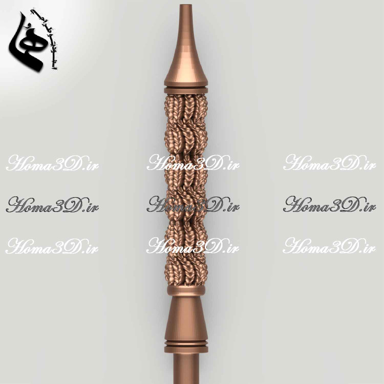 فروش فایل ۳D قلیون طنابی مخصوص CNC چوب