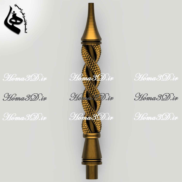 خرید فایل STL قلیون با طراحی مهندسی – دانلود فایل و اجرای CNC