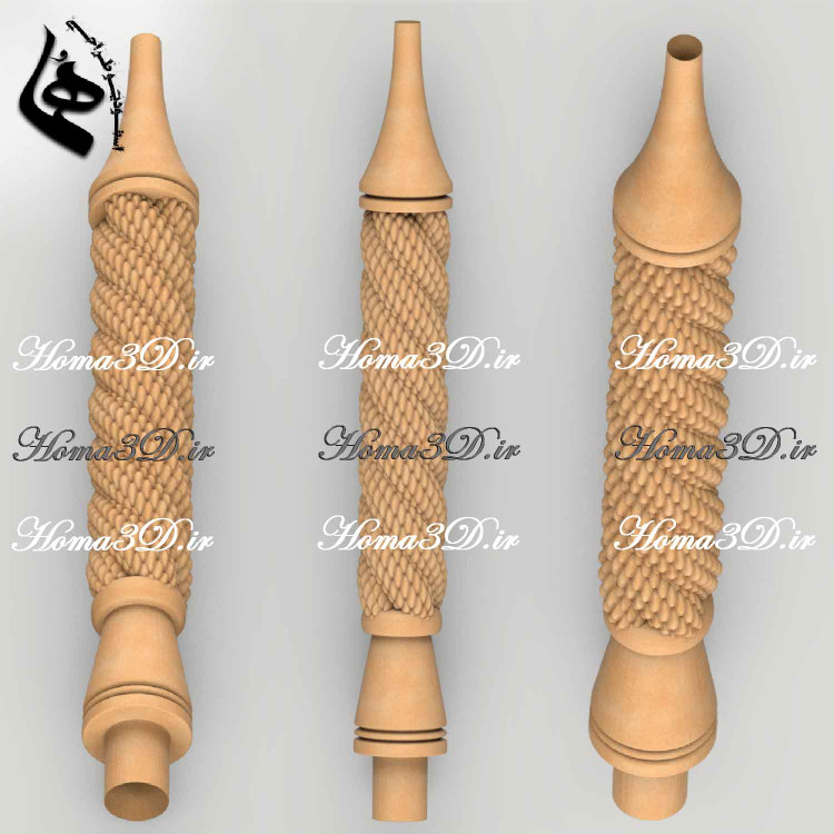 مدل قلیون برای CNC – دانلود طرح سهبعدی و اسکن دقیق قلیان