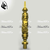 قلیون با طرح رخ زن – طراحی هنری و لاکچری برای تولید با CNC,قلیون چهره زن خاص