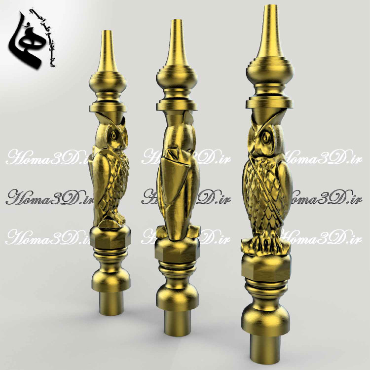 خرید اسکن ۳بعدی و فایل STL قلیون – مخصوص تولید با CNC چوب