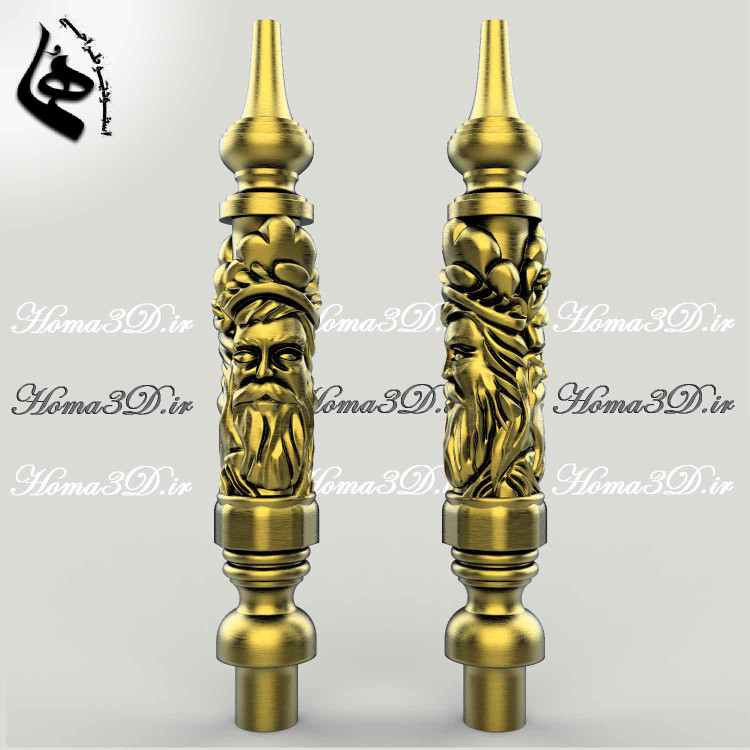 طراحی3بعدی قلیون,خرید مدل قلیان سهبعدی طرح درویش