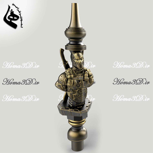 خرید مدل سهبعدی قلیون با طرح شخصیتهای انیمیشن,طراحی3بعدی قلیون