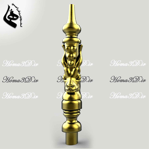 نحوه ساخت قلیون چوبی,طراحی3بعدی قلیون