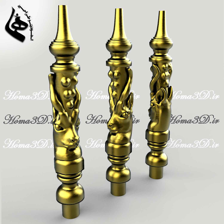 نحوه ساخت قلیون چوبی,طراحی3بعدی قلیون