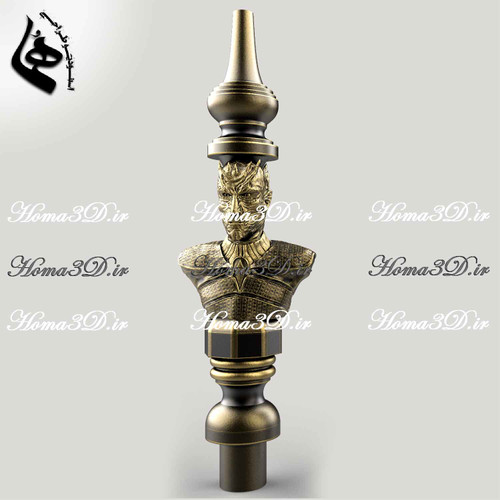 دستگاه ساخت تنه قلیان چوبی,طراحی3بعدی قلیون