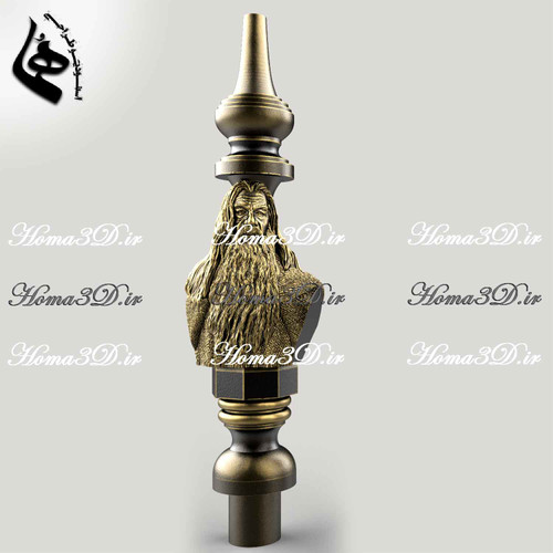 ساخت تنه قلیان با دستگاه CNC روتاری,طراحی3بعدی قلیون