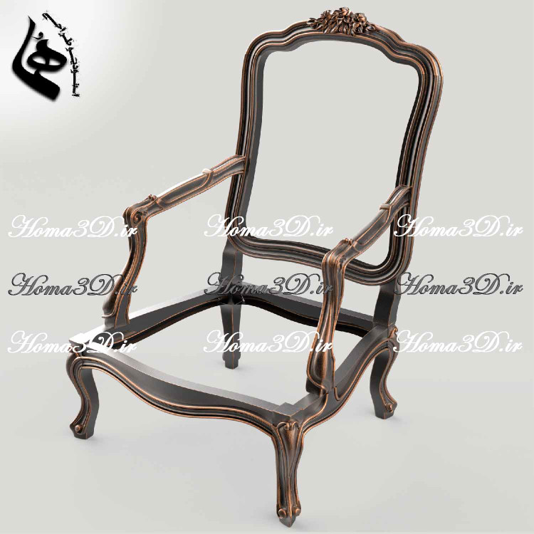 خرید فایل و اسکن سهبعدی مبل ابزاری فرانسوی طراحی3بعدی مبل