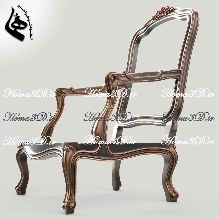 خرید فایل و اسکن سهبعدی مبل ابزاری فرانسوی طراحی3بعدی مبل