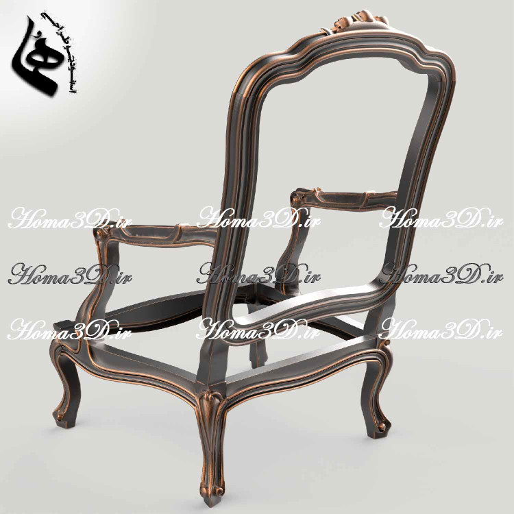 خرید فایل و اسکن سهبعدی مبل ابزاری فرانسوی طراحی3بعدی مبل