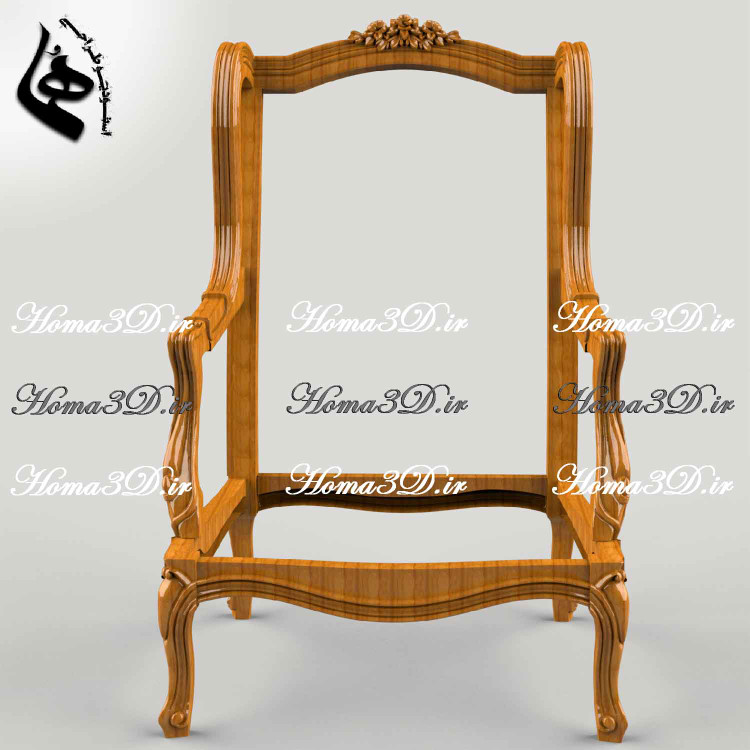 مبل کوئین ابزارخورده فرانسوی ، وکتور منبت پشتی مبل کوئین،فایل مبل تاجدار ابزاری برای CNC