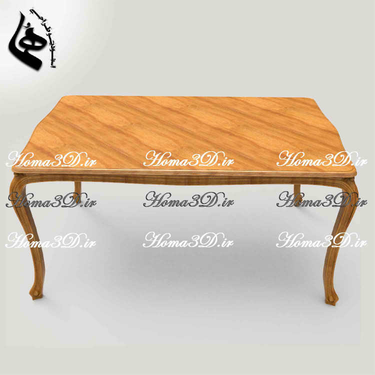 میز ناهارخوری ابزاری فرانسوی بدون منبت,طراحی3بعدی میزناهارخوری,دانلود فایل STL برای تولید