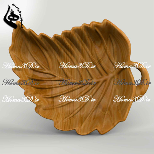 طراحی و تولید اردوخوری چوبی برگی با CNC – خاص، کاربردی، الهامگرفته از طبیعت