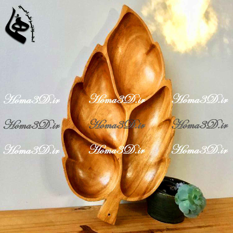 اردوخوری چوبی برگی | طراحی مهندسی و تولید صنعتی با CNC چوب