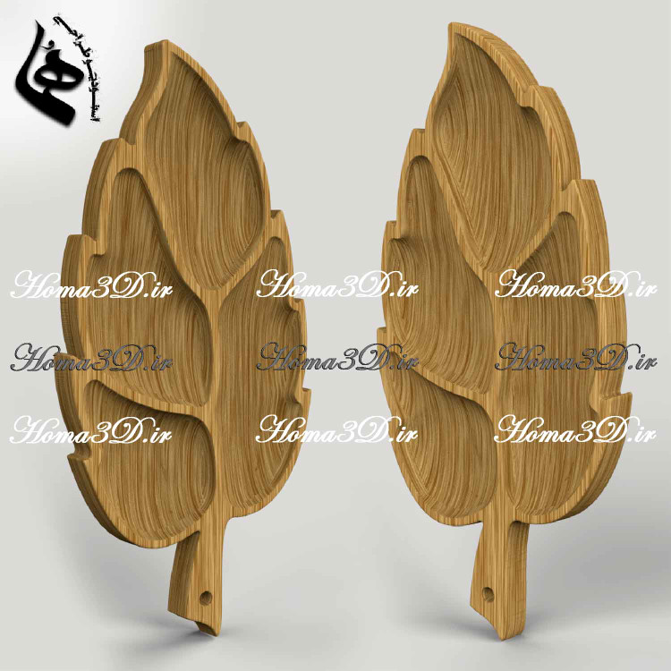 اردوخوری چوبی برگی | طراحی مهندسی و تولید صنعتی با CNC چوب