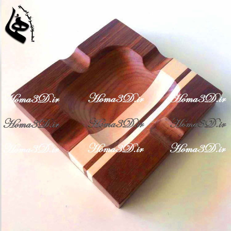 ساخت زیرسیگاری چوبی CNC | ترکیب هنر و تکنولوژی در طراحی کاربردی