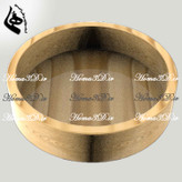 کاسه چوبی با دیواره بلند | طراحی سهبعدی خاص برای پذیرایی لوکس در منزل، کافه و رستوران