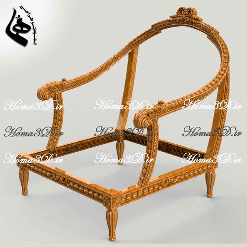 تولید مبل با چوب و سی ان سی با طراحی3بعدی مبل پاپیونی و خروجی STL؛ قالبهای برش در فرمت JPG، DXF، EPS و دانلود سریع از www.homa3d.ir