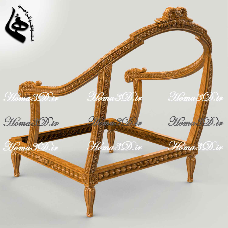 تولید مبل با چوب و سی ان سی با طراحی3بعدی مبل پاپیونی و خروجی STL؛ قالبهای برش در فرمت JPG، DXF، EPS و دانلود سریع از www.homa3d.ir